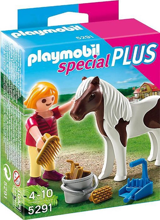 aangenaam Absoluut viel PLAYMOBIL Meisje met Pony - 5291 | bol.com