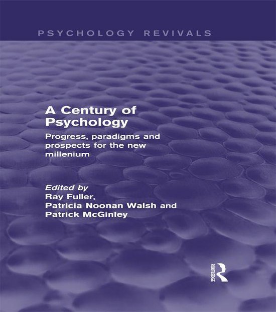 A Century of Psychology - cover