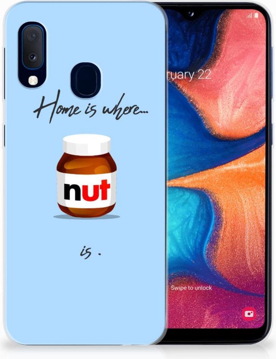 Samsung Galaxy A20e Siliconen Case Nut Home