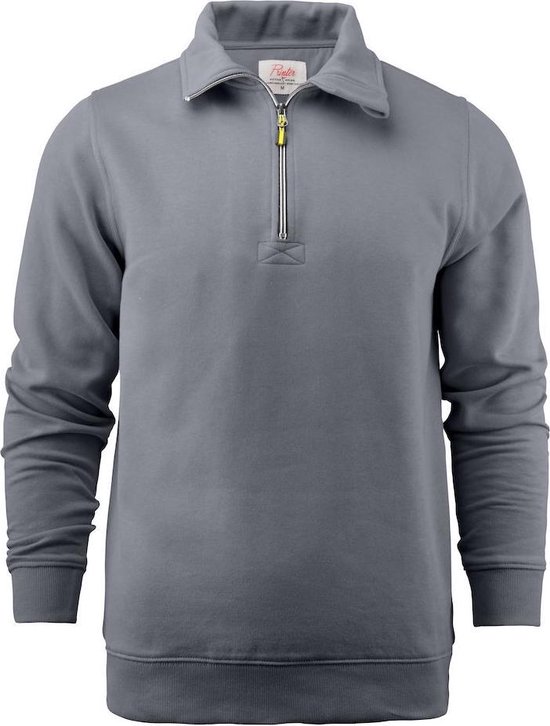 Printer SWEATSHIRT ROUNDERS RSX 1/2 ZIP 2262053 - Staalgrijs - 4XL