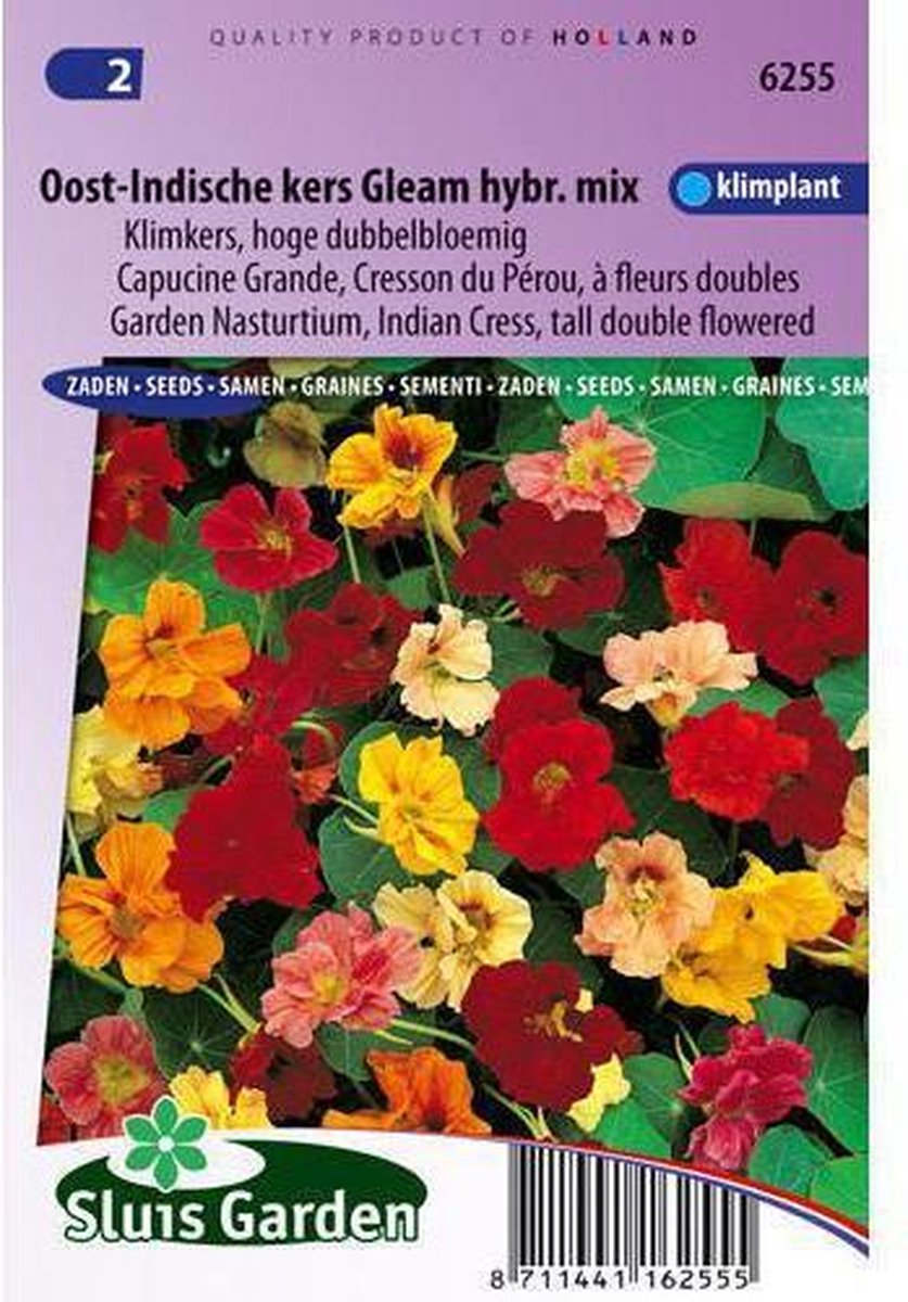 Sluis Garden - Oost-Indische kers Gl. Hybr. mix, hoge dubbelbloemig - Sluis garden