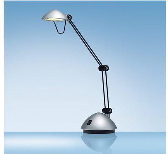 Vlek kunst waarheid Huismerk Klein huishoudelijke accessoires Bureaulamp Halogeen Space Zilver  | bol.com