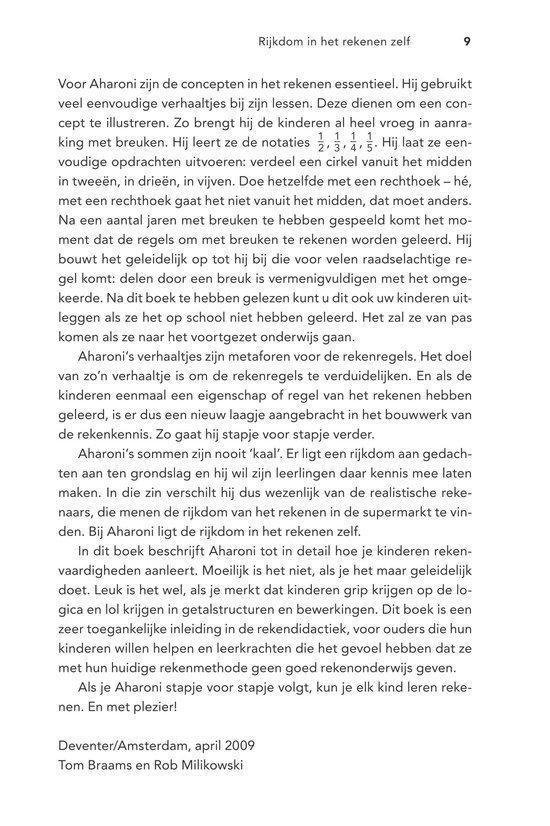 Rondom het kind - Kinderen leren rekenen