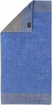 Cawö Two-Tone Handdoek - Blau 50x100