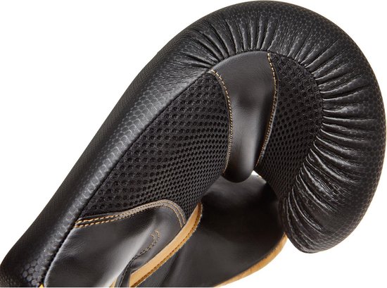 Reebok bokshandschoenen goud/zwart 12oz van Reebok — afbeelding 2
