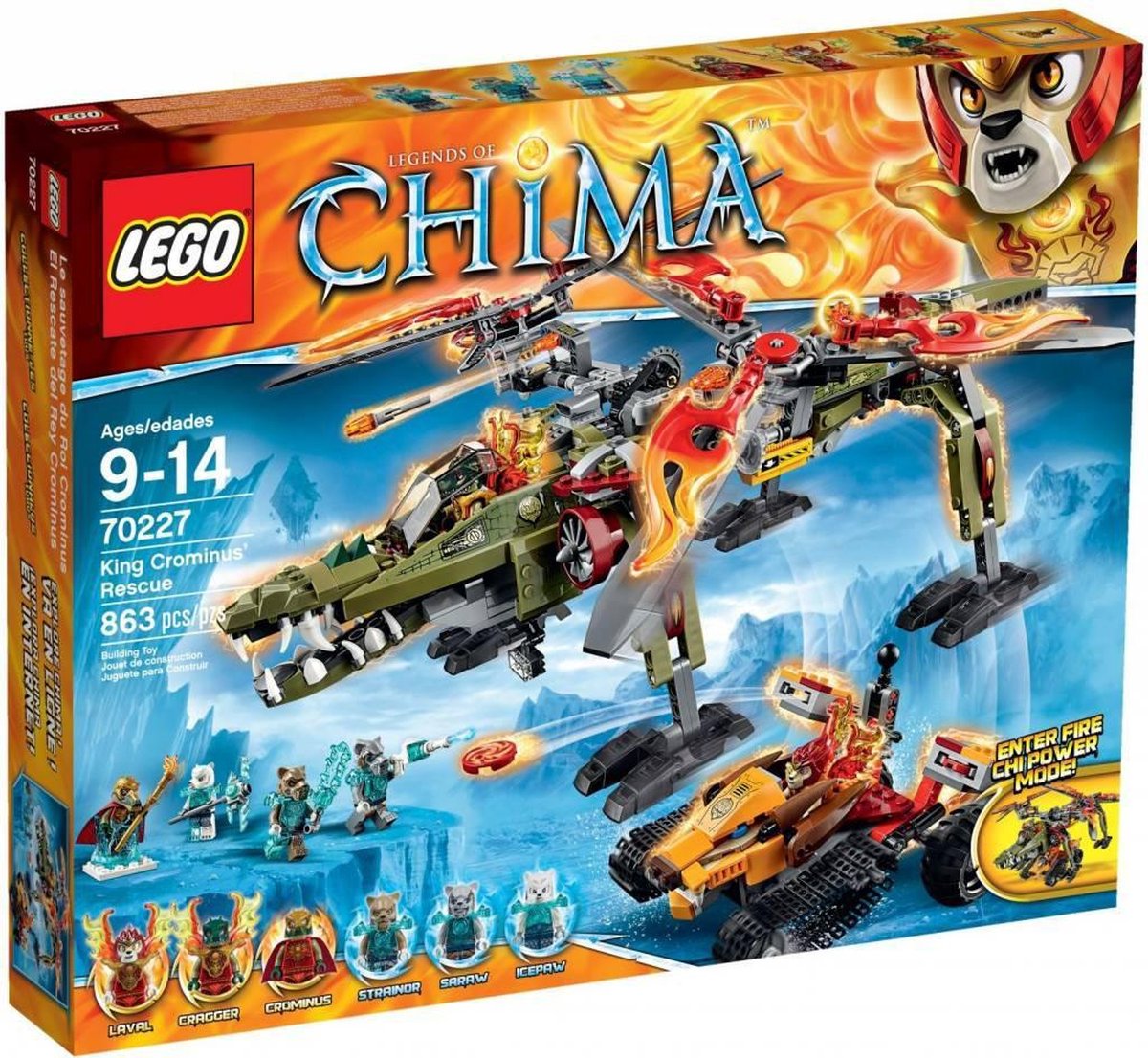 water passend Raar LEGO Chima De Redding van Koning Crominus - 70227 | bol.com