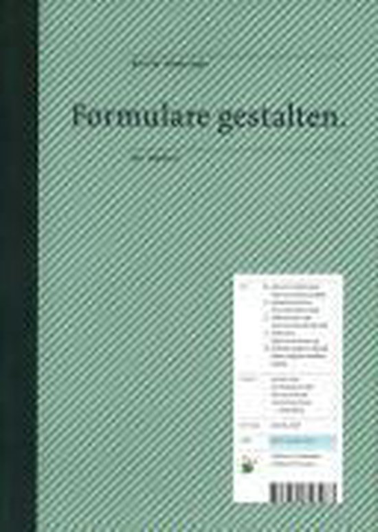 Formulare gestalten - cover