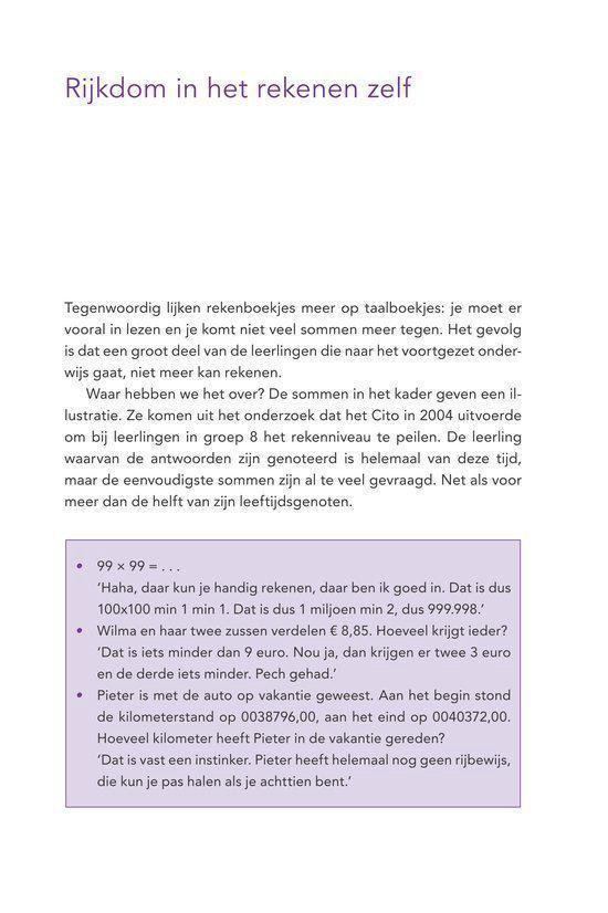 Rondom het kind - Kinderen leren rekenen