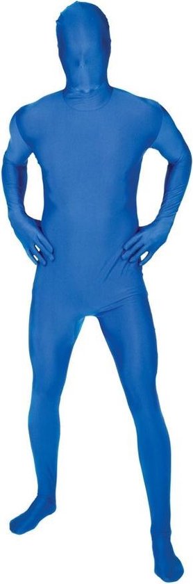 Blauwe M Suit second skin outfit voor volwassenen - Verkleedkleding -  152/160 | bol.com