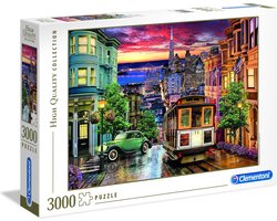 Clementoni - Puzzel - 3000 Stukjes - San Francisco - High Quality Collection - Puzzel Voor Volwassenen