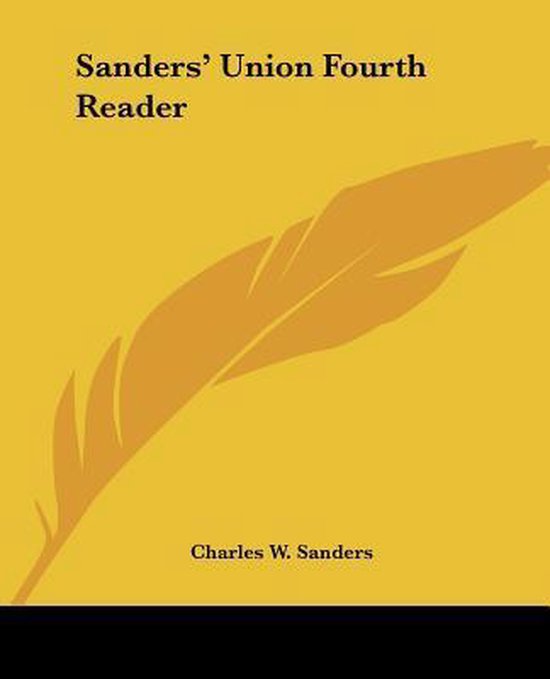 Sanders' Union Fourth Reader - cover
