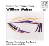 Walton: Scapino, Siesta, Symphony no 1 / Adrian Leaper