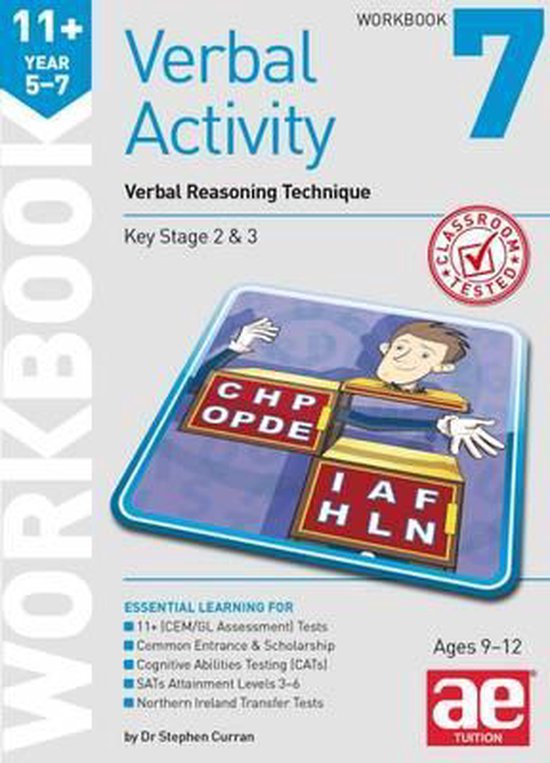 11+ Verbal Activity Year 5-7 Workbook 7 - cover