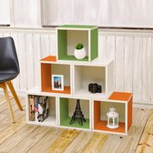 Way Basics Kubussen - Boekenkast - Multi - zBoard - Set van 6