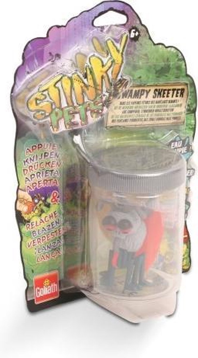 Farce Et Attrape Goliath – Stinky Pets Parasites – Seringue à Puanteurs Mixables – 3 Parasites + 1 Surprise – Dès 6 Ans