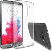 LG G3 Compact - Mini (D722) Ultra Thin Slim Crystal Clear soft Transparant Back Cover hoesje