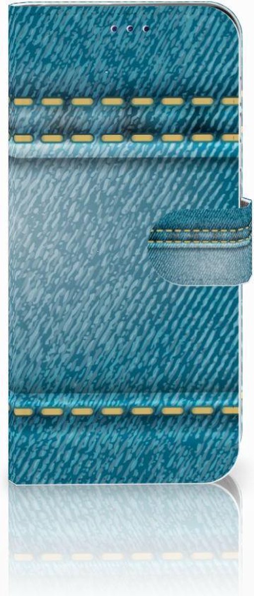 Boekhoesje voor Samsung Galaxy A50 Wallet Case met Pasjes Jeans