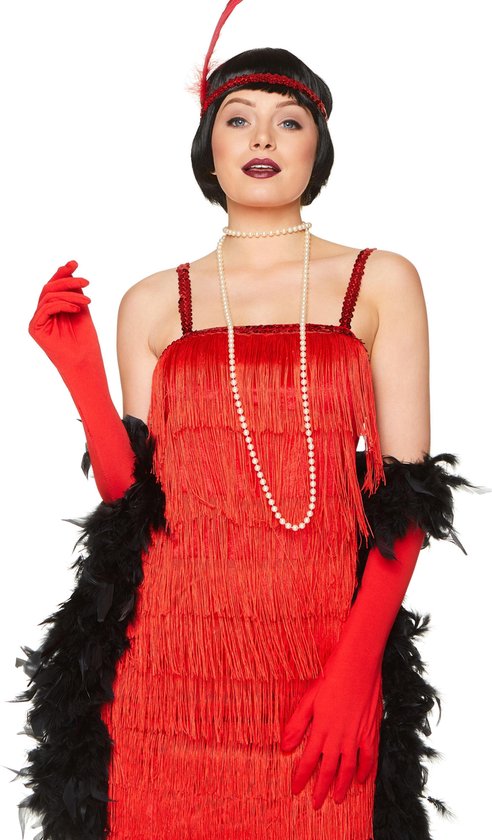 Karnival Costumes Charleston Flapper Kostuum Jaren 20 Carnavalskleding Dames Kostuum Dames - 3-Delig