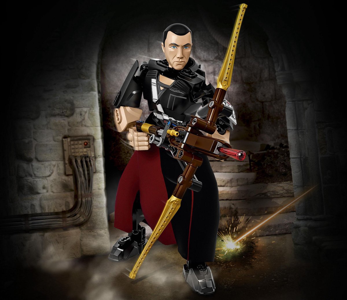 LEGO Star Wars Chirrut Îmwe Bouwfiguur Meerkleurig 75524 — afbeelding 5