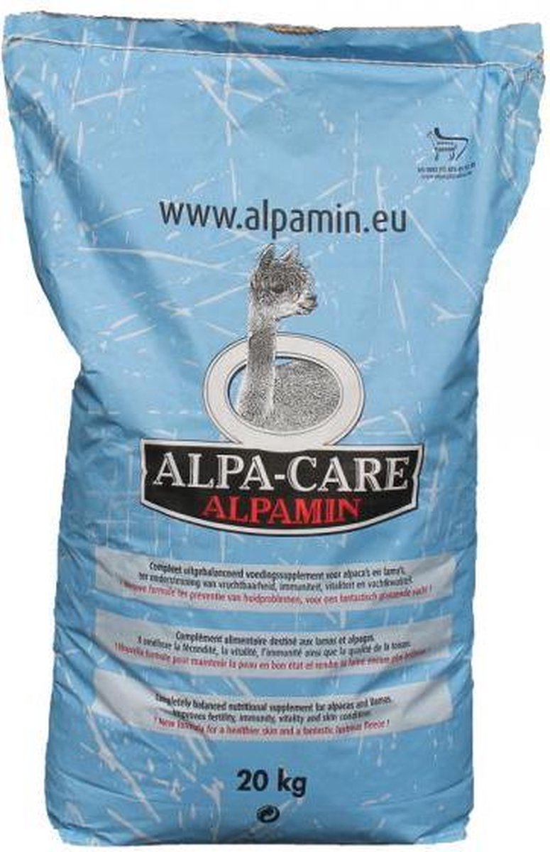 Alpamin - Alpaca Mineralenbrokjes - alpacabrok - alpacavoer 20kg - Alpamin