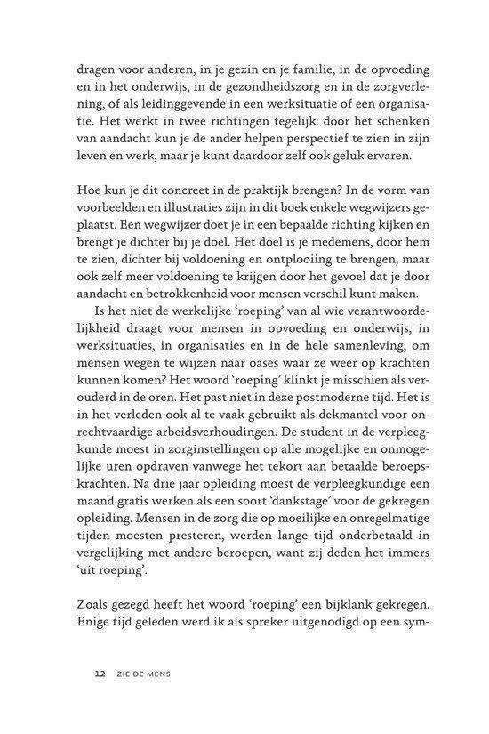 Zie de mens