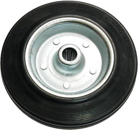 ProPlus Neuswielband - Metalen velg - Massief rubber - Ø 200 x 50 mm - 150 kg capaciteit van ProPlus — afbeelding 3