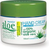 Pharmaid Aloe Treasures  Hydraterende Handcrème met 100% Aloe Vera en Bio Olive Oil 150ml