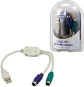 LogiLink Adapter USB - 2x PS/2