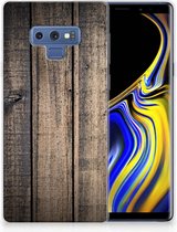 Geschikt voor Samsung Galaxy Note 9 TPU Hoesje Design Steigerhout