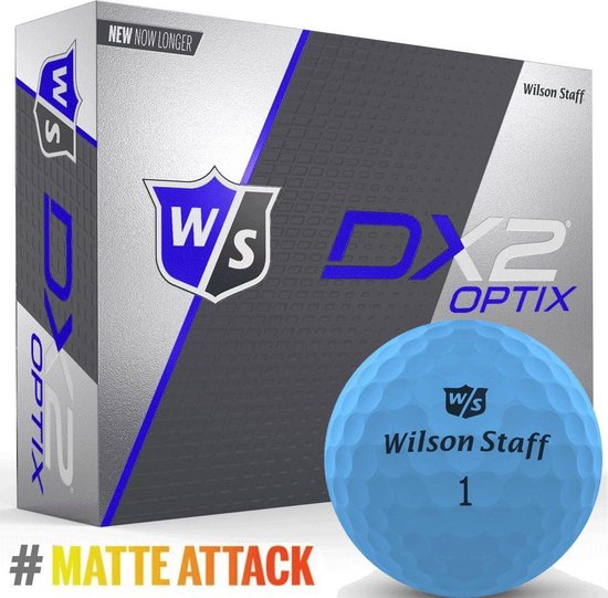 Op tijd Balling zuigen Wilson DX2 Optix 12-pack Golfbal Blauw | bol.com