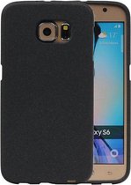 Sand Look TPU Hoesje voor Galaxy S6 G920F Zwart
