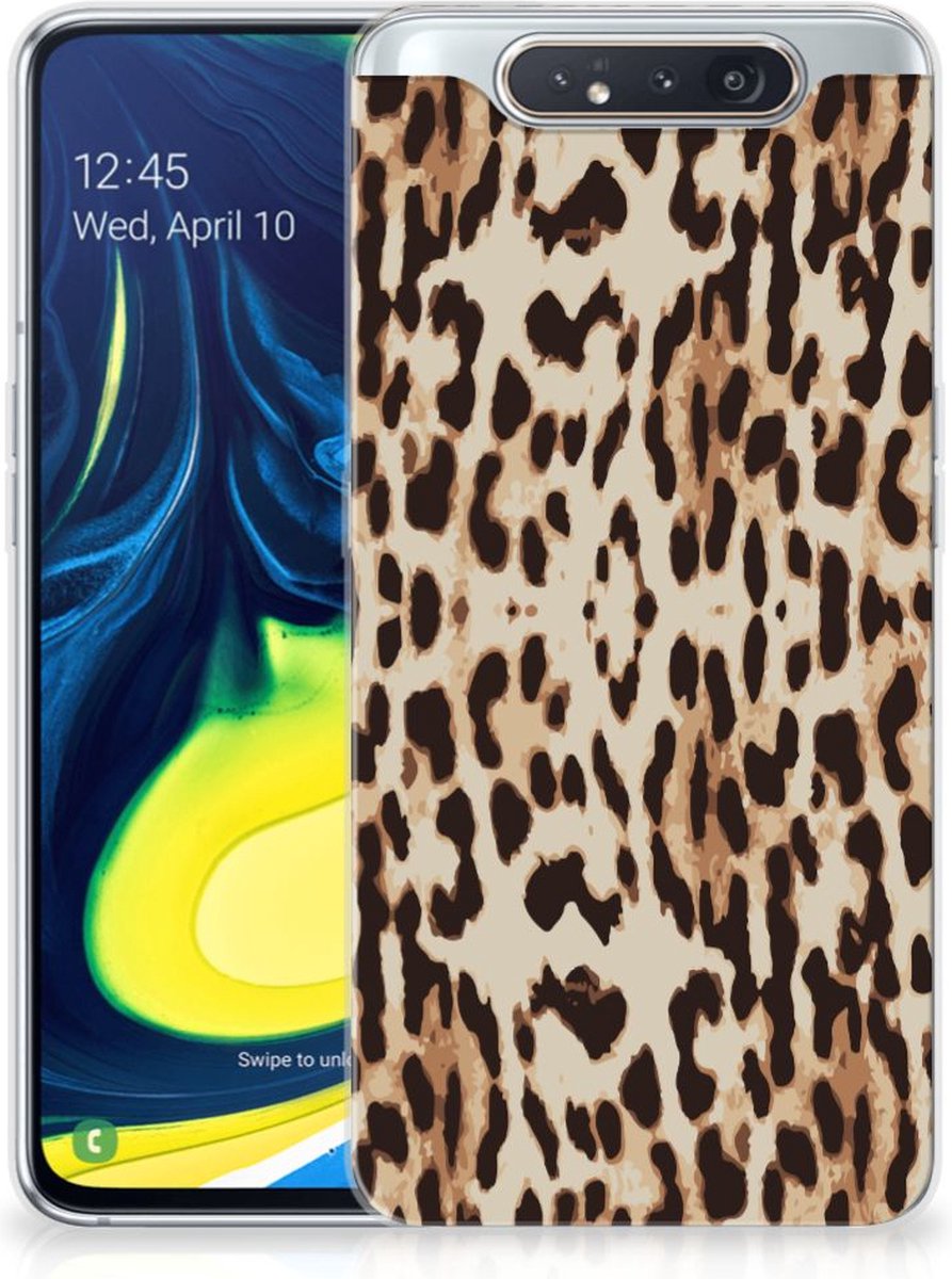 Samsung Galaxy A80 TPU Hoesje Leopard