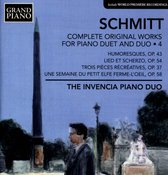 The Invencia Piano Duo - Schmitt, Florent; Complete Original (CD)