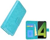 Wallet Bookcase hoesje voor Huawei Mate 10 Lite - Turquoise Fashion
