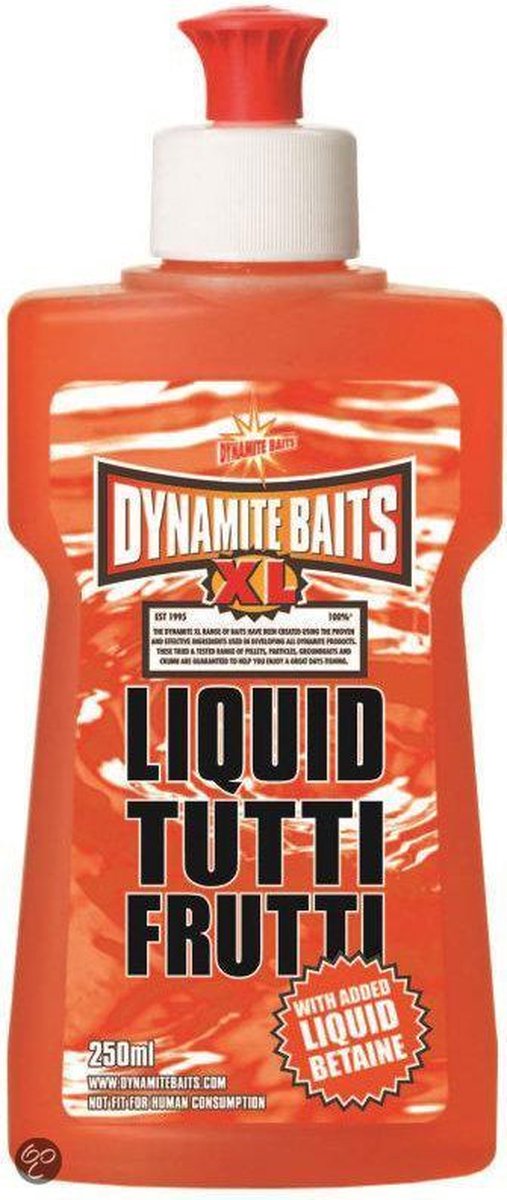 Dynamite Baits XL Liquid (250ml) - Smaak : Tutti Frutti van Dynamite Baits — afbeelding 2