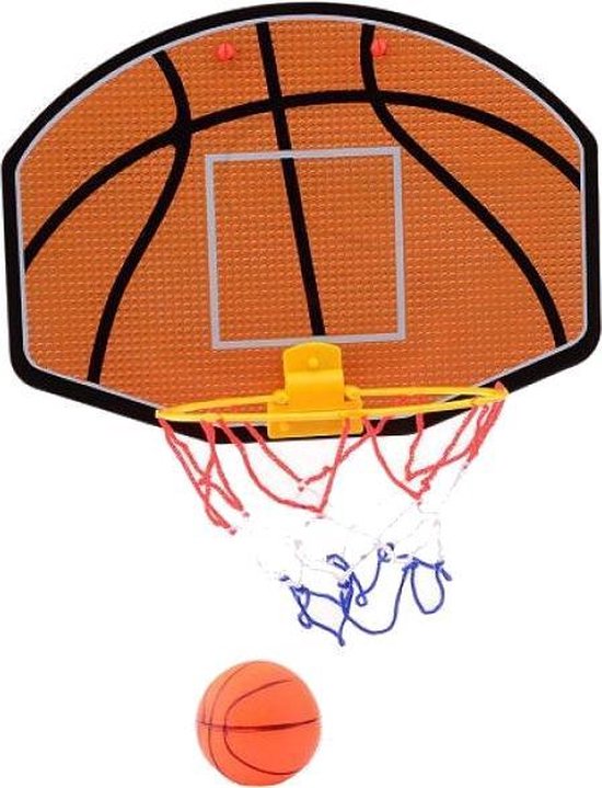 Foto: Johntoy deur basketbalspel met basketbal in doos 30 cm