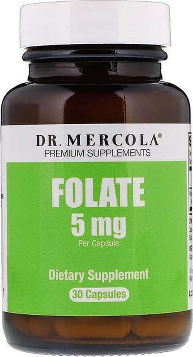 Folate 5 mg 30 Capsules - Dr. Mercola