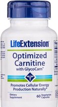 Optimised Carnitine with Glycocarn, 60 vegetarian capsules  - Life Extension