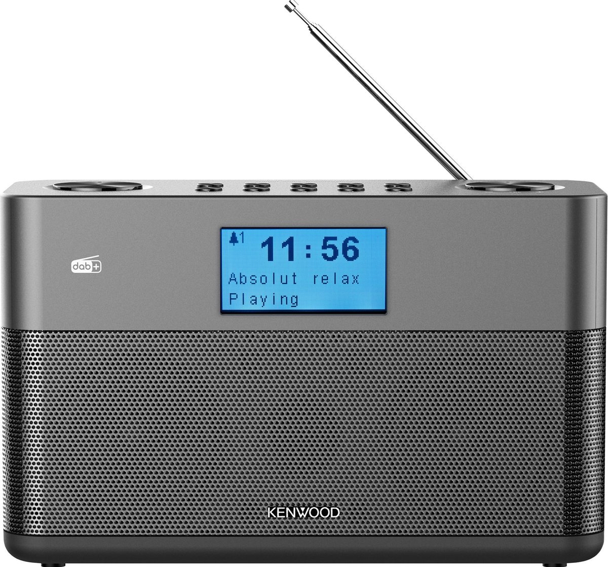 Afbeelding van product Kenwood Audio  Kenwood CR-ST50-DAB - Compacte Stereo DAB+ Radio - Antraciet CRST50DABH DAB/FM Compact Stereo Radio met Bluetooth Streaming