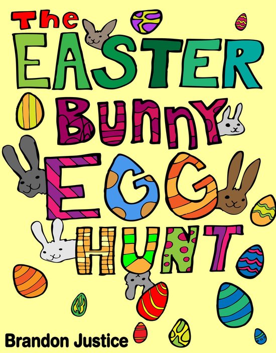 The Easter Bunny Egg Hunt - Children's Easter Game Book - cover