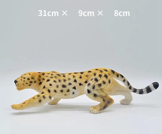 Grande figure de léopard, modèle animal réaliste. Grand cadeau pour les  enfants qui