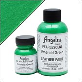Angelus leerverf - Parelmoer effect : Smaragd Groen 118ml / 4oz
