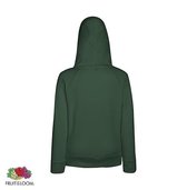 Fruit of the Loom Lady-Fit hoodie - Lightweight - Maat XS - Kleur Bottle Green