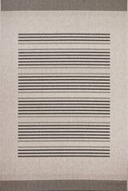 Lalee Finca- vloerkleed- karpet- sisal look- flat weave- laag polig- geweven- 160x230 cm zilver