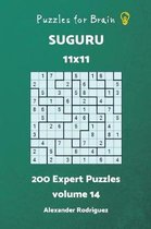 Puzzles for Brain Suguru - 200 Expert 11x11 Vol.14