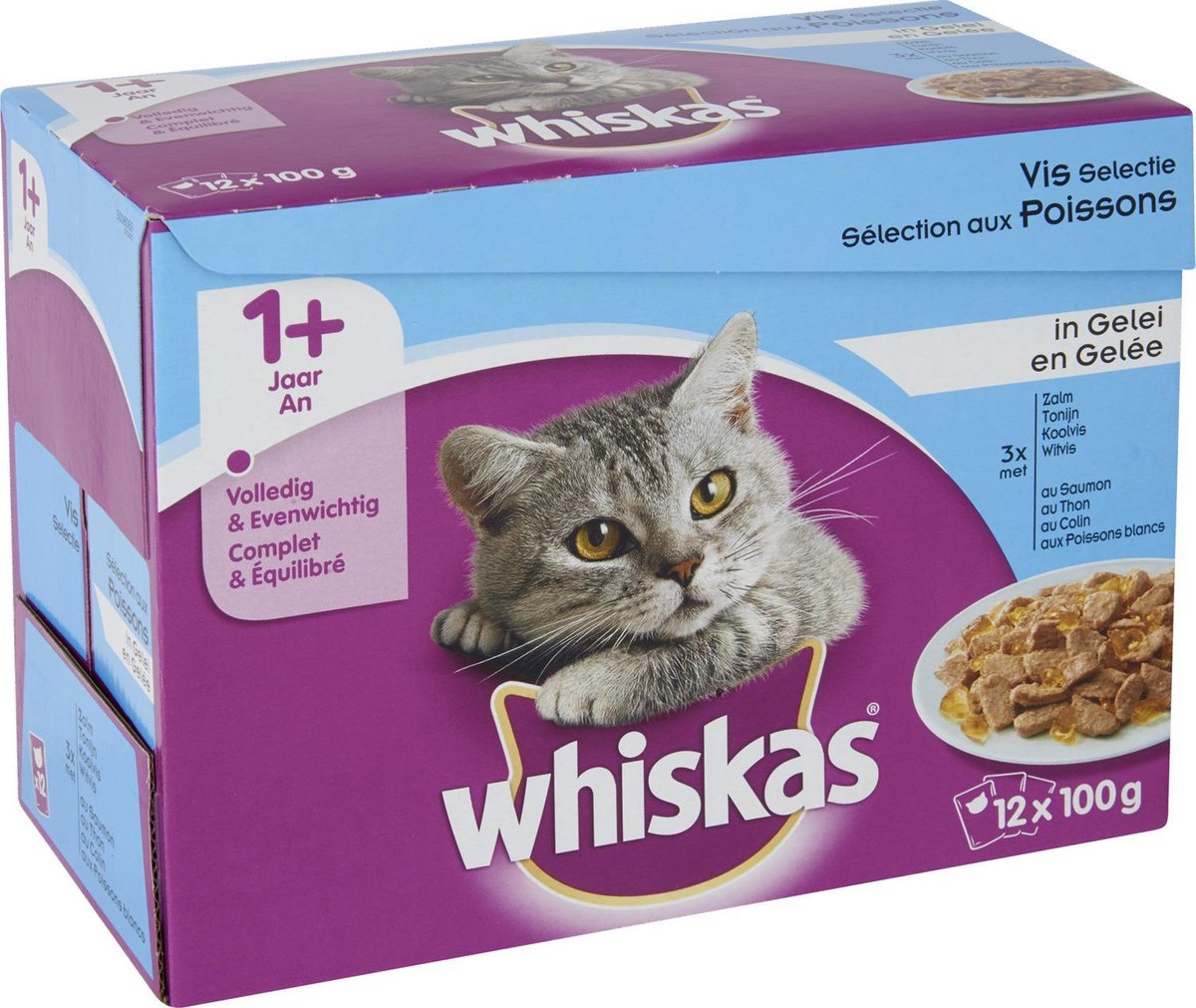 Whiskas Junior Multipack Vis 12 x 100g