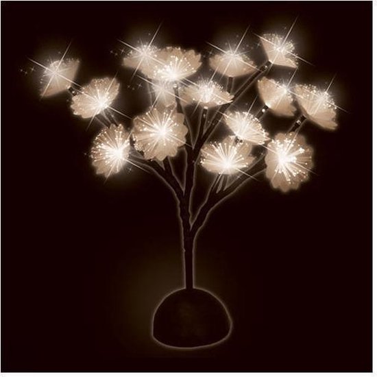 Luca Lighting - Boom met bloemen en LED fiber verlichting - Werkt op  batterijen - Warm wit | bol.com