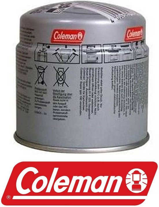 Coleman - Prik gas cartouche met veiligheidsventiel 190g - Metaal - Propaan - Butaan - Gasbus van Coleman — afbeelding 3