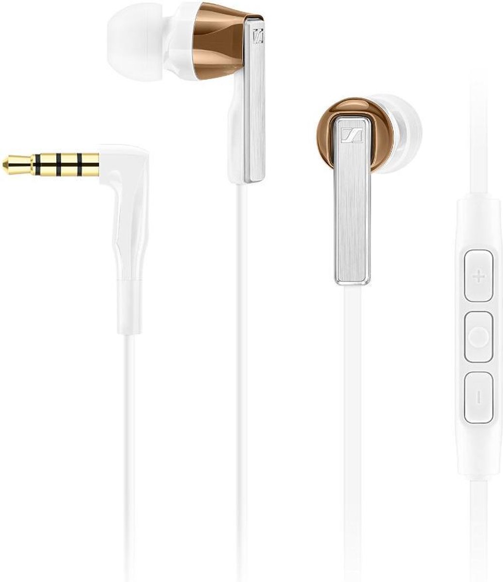 Sennheiser CX 5.00i - In-ear oordopjes - Wit | bol.com