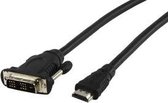 Valueline - 1.3 HDMI naar DVI-D kabel - 10 m - Zwart